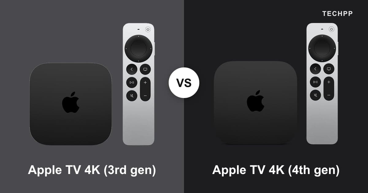 Apple TV 4K (3rd generation) vs Apple TV 4K (4th generation)