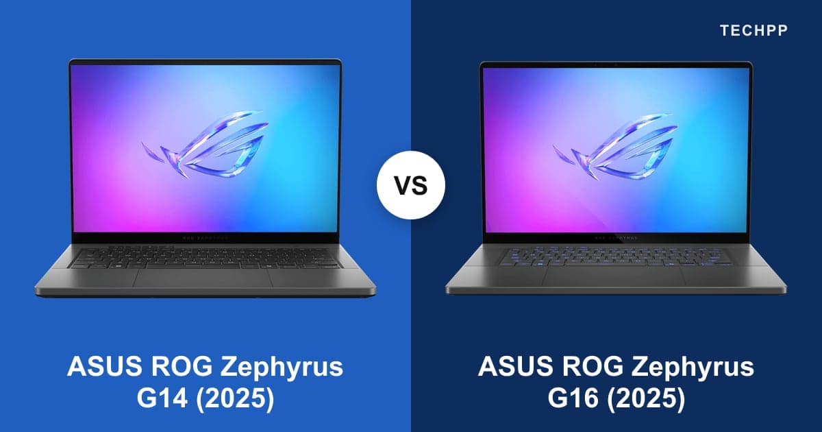 ASUS ROG Zephyrus G14 (2025) vs ASUS ROG Zephyrus G16 (2025)