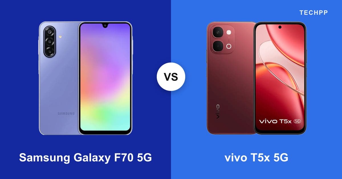 Samsung Galaxy F70 5G vs Vivo T5x 5G