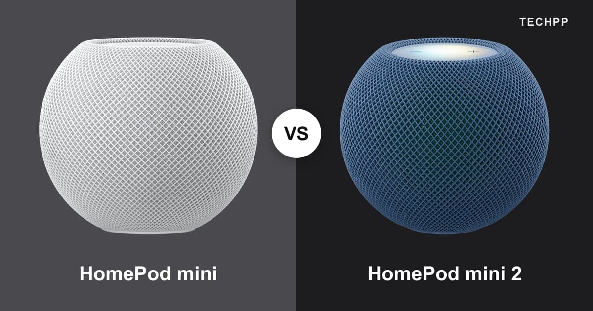 HomePod mini vs HomePod mini 2