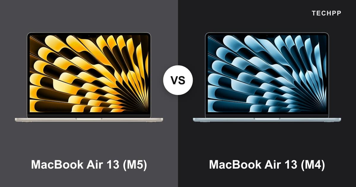 Apple MacBook Air 13 (M5) vs Apple MacBook Air 13 (M4)