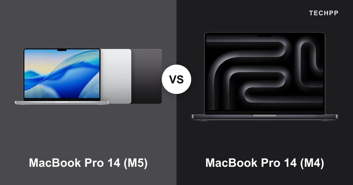 Apple MacBook Pro 14 (M5) vs Apple MacBook Pro 14 (M4)
