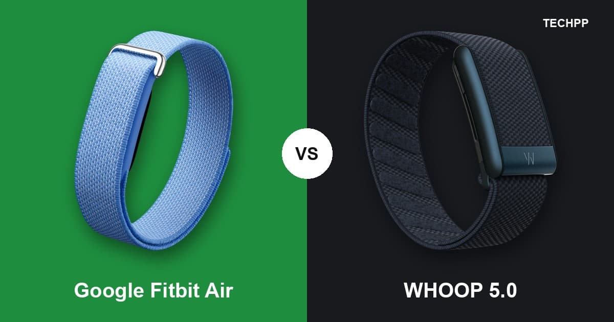 Google Fitbit Air vs WHOOP 5.0