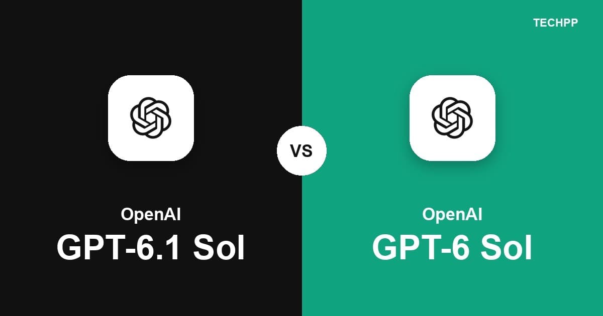GPT-6.1 Sol vs GPT-6 Sol