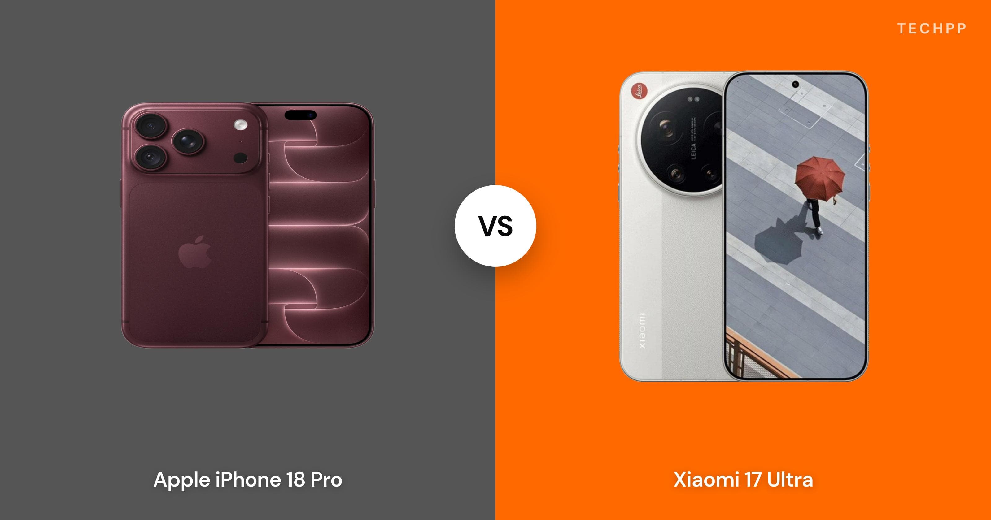 Apple iPhone 18 Pro vs Xiaomi 17 Ultra