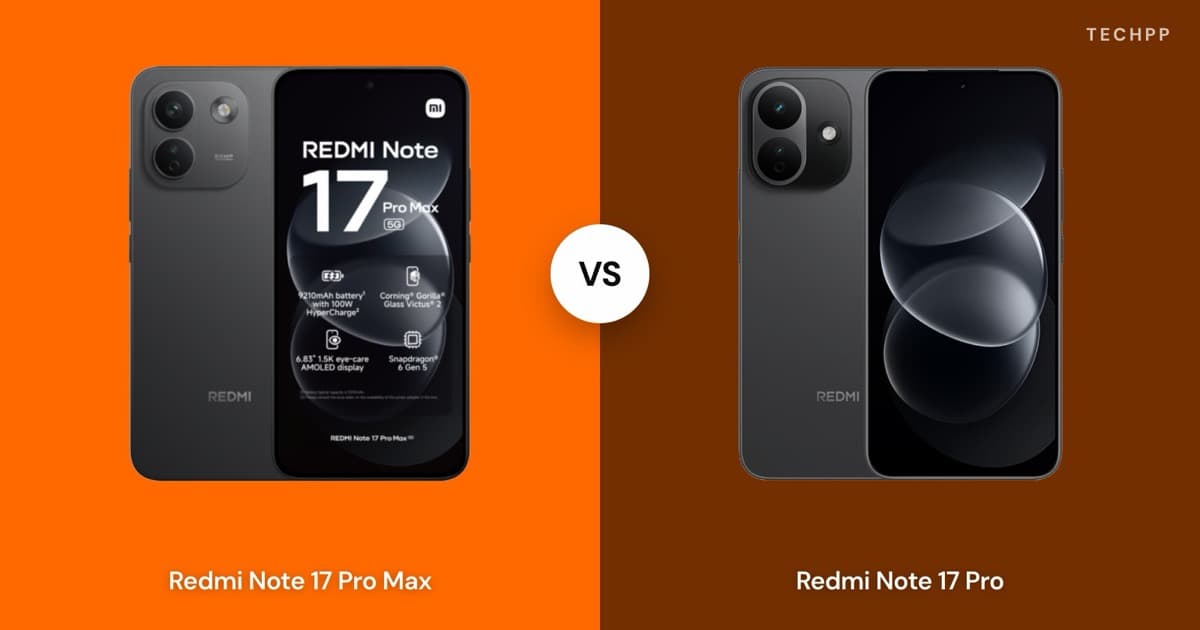 Redmi Note 17 Pro Max vs Redmi Note 17 Pro