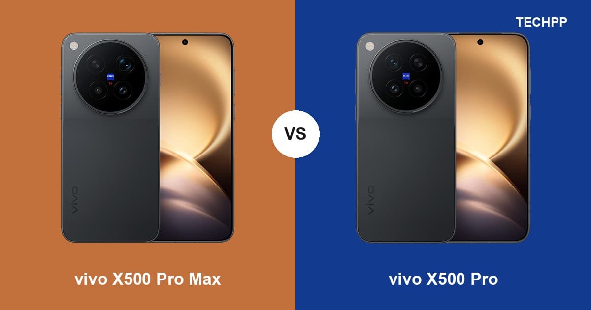 vivo X500 Pro Max vs vivo X500 Pro