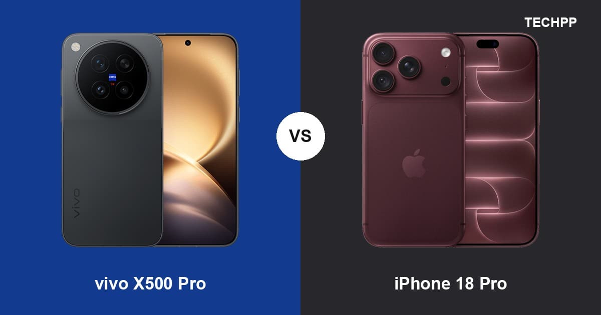 vivo X500 Pro vs Apple iPhone 18 Pro