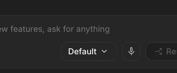 Mode for changes in Google AI Studio, zoomed in