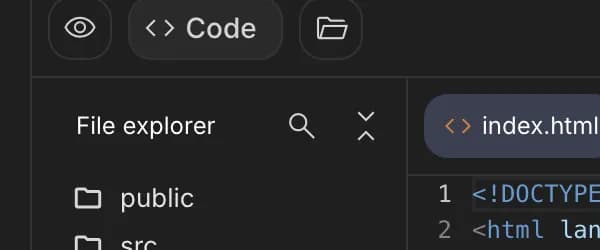 Search files in Google AI Studio, zoomed in