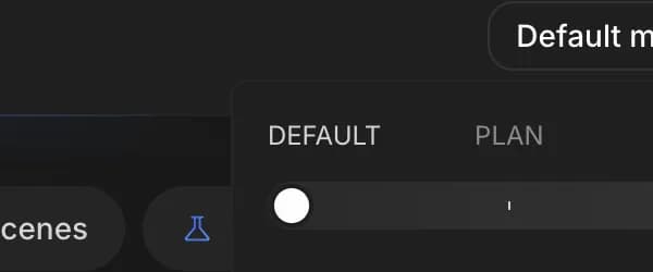 Default in Google AI Studio, zoomed in