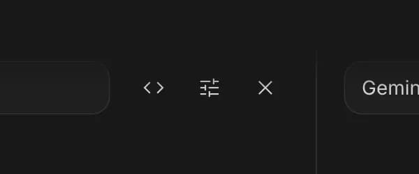 Run settings in Google AI Studio, zoomed in