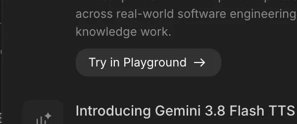 Try in Playground in Google AI Studio, zoomed in