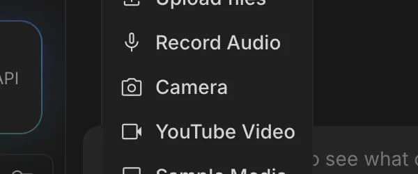 Camera in Google AI Studio, zoomed in
