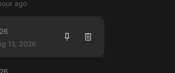 Delete app in Google AI Studio, zoomed in