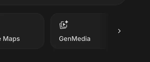 More categories in Google AI Studio, zoomed in