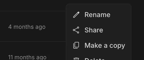 Share chat in Google AI Studio, zoomed in