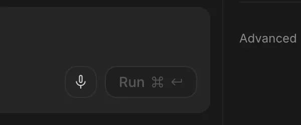 Run in Google AI Studio, zoomed in