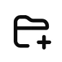 Add to project icon in ChatGPT