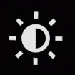 Brightness icon in ColorOS 17 Camera