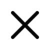 Close icon in Facebook
