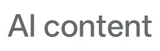 AI content icon in Facebook