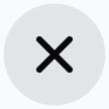 Close card icon in Facebook