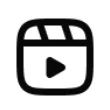 Reels icon in Facebook