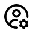 Settings icon in Facebook