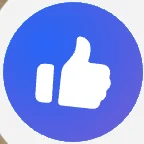 Like icon in Facebook