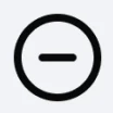Not interested icon in Facebook