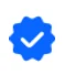 Verified badge icon in Facebook