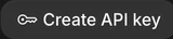 Create API key icon in Google AI Studio