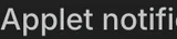 Applet notifications icon in Google AI Studio