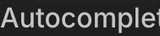 Autocomplete icon in Google AI Studio