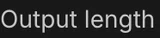 Output length icon in Google AI Studio