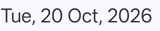 Ends icon in Google Calendar