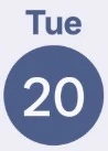 Today icon in Google Calendar