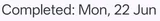 Completion date icon in Google Calendar