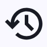 Recent search icon in Google Drive