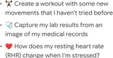 Try saying icon in Google Health