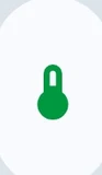 Skin temp icon in Google Health
