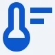 Temperature icon in Google Health