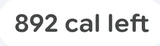 Calories left icon in Google Health