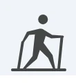 Cross-country skiing icon in Google Health