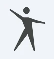 Dancing icon in Google Health
