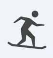 Snowboarding icon in Google Health