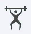 Weightlifting icon in Google Health