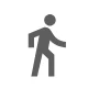 Walking icon in Google Maps