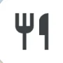 Restaurants icon in Google Maps